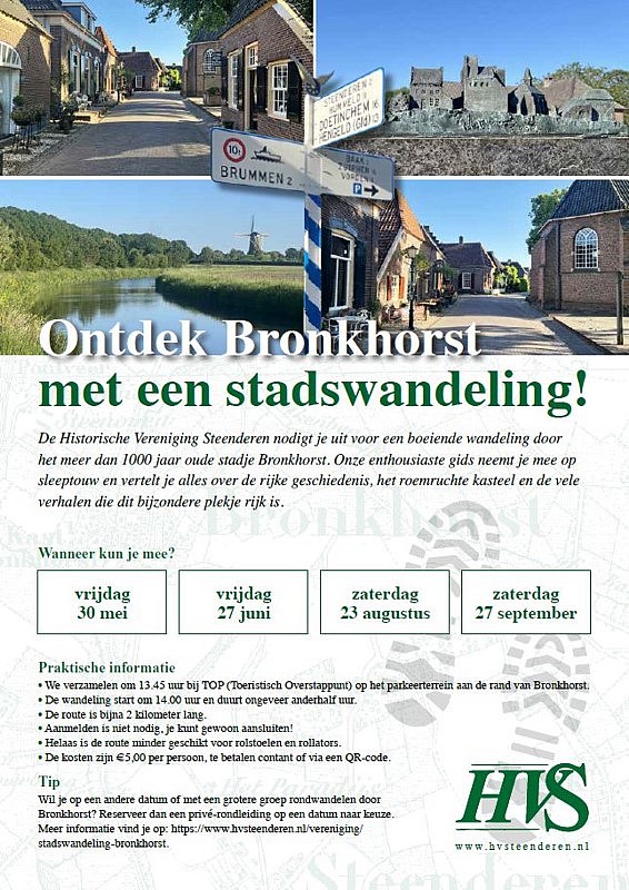 HVS Stadswandeling Ontdek Bronkhorst